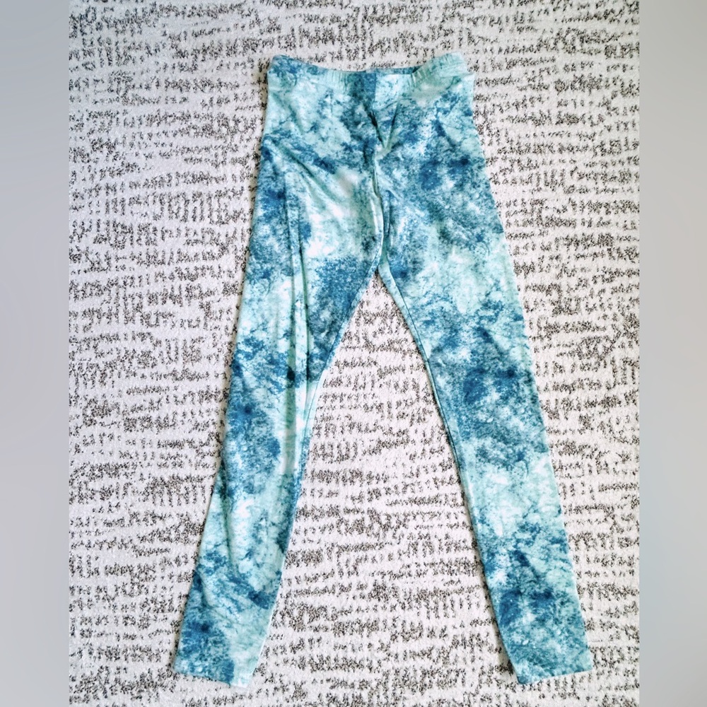 Girls XL 14 Leggings Set (3) - Old Navy Tie Dye & Cat Jack Camo EUC - Picture 3 of 4